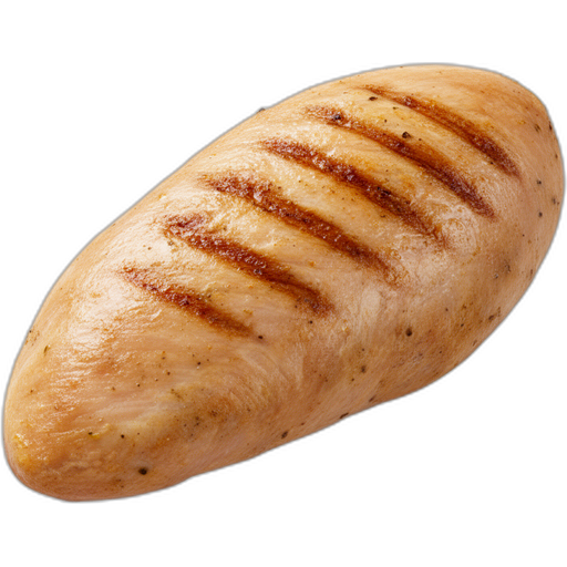 Chicken Breast, Boneless Skinless, Cooked